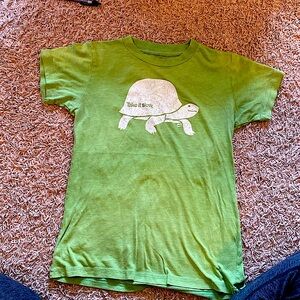 Tee shirt/ Medium/ Solid Threads/ Take it Slow Turtle